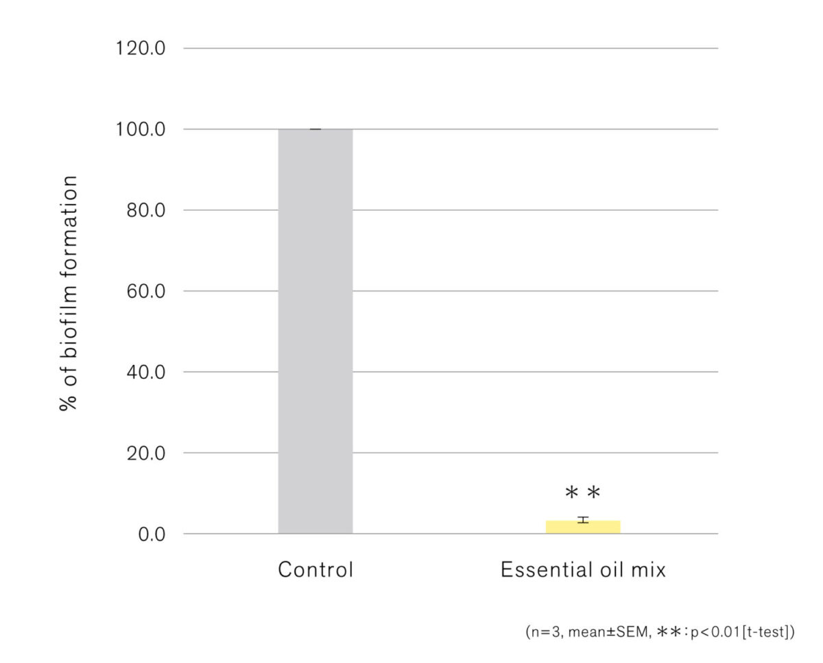 シナモン、クローブ、オレガノのブレンド精油の抗バイオフィルム作用を発見
